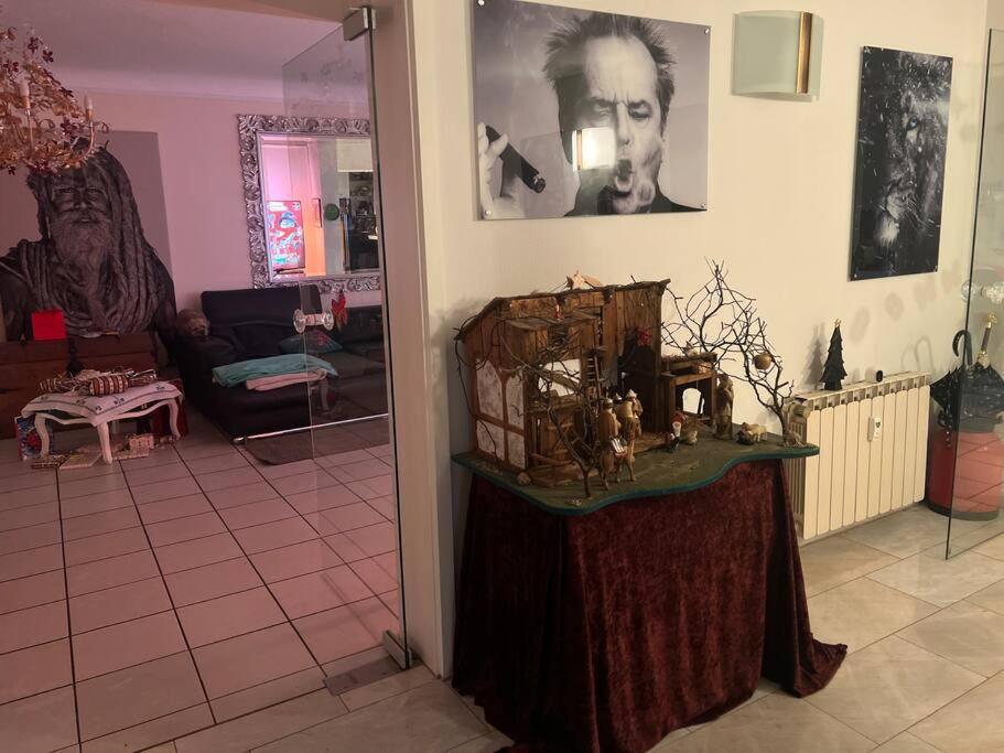 Villa Casa Blanca Mit Privatem Schwimmbad 26 Grad Und Sauna ดุยส์บูร์ก ภายนอก รูปภาพ