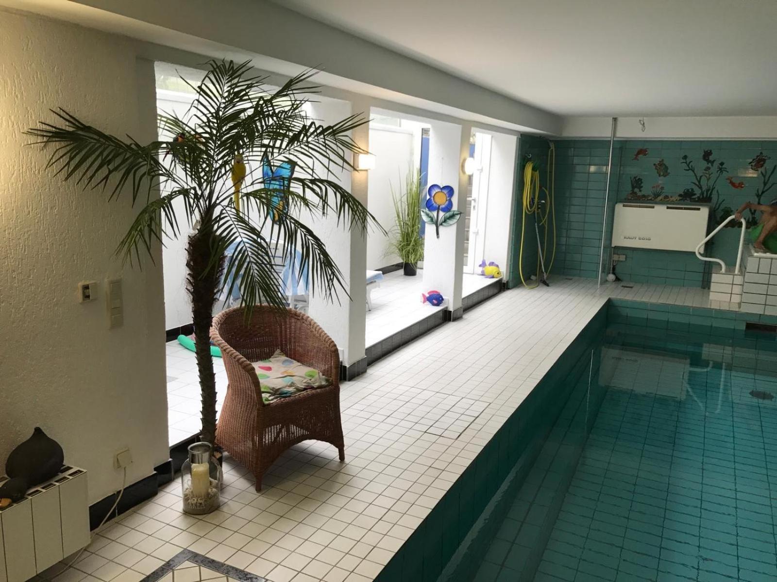Villa Casa Blanca Mit Privatem Schwimmbad 26 Grad Und Sauna ดุยส์บูร์ก ภายนอก รูปภาพ